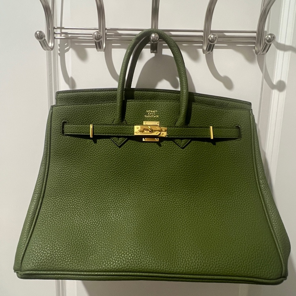 Green Leather Handbag